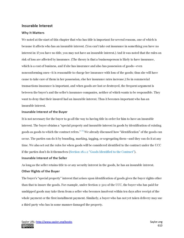 Business Law and the Legal Environment - Page 610